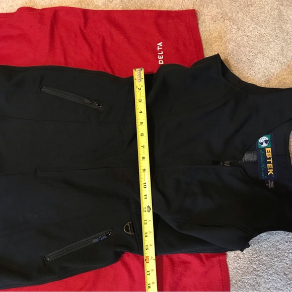 Eddie Bauer Ebtek Women’s Black Overall Winter Ski Pants Tall Size - Picture 4 of 12